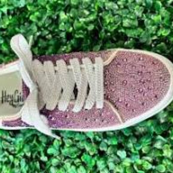 NEW in box Corkys BeDazzle Purple Ombre sneakers - Picture 2 of 3